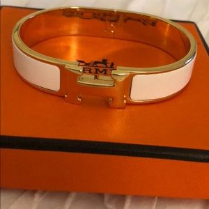 Clic H bracelet in blanc